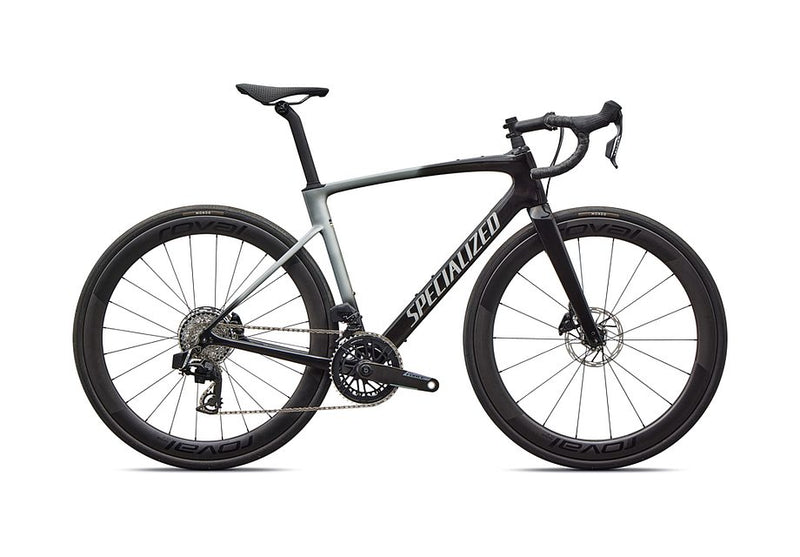 2026 Specialized Roubaix Pro Bike Gloss Carbon/Shadow Silver 44