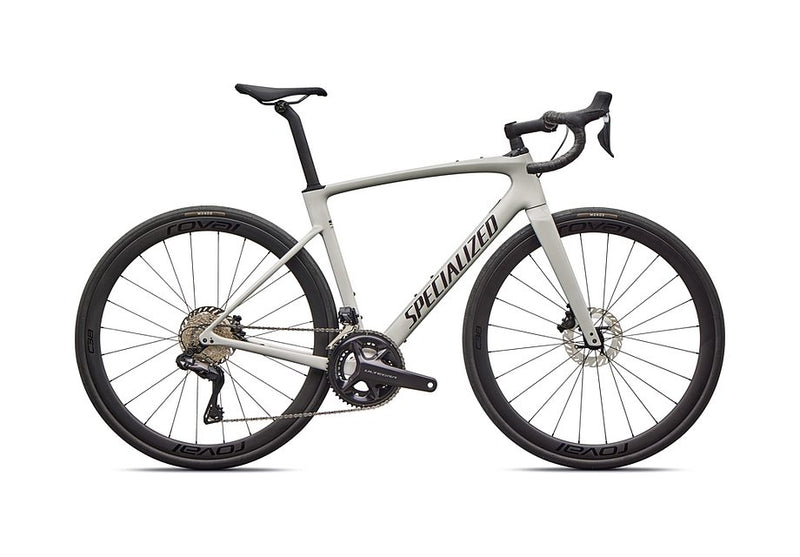 2026 Specialized Roubaix Expert Bike Dolomite Metallic/Sandstone Metallic 64