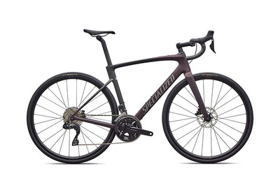 2026 Specialized Roubaix Comp Di2 Bike Satin Solidity Metallic/Obsidian Metallic Fade/Smoke 58
