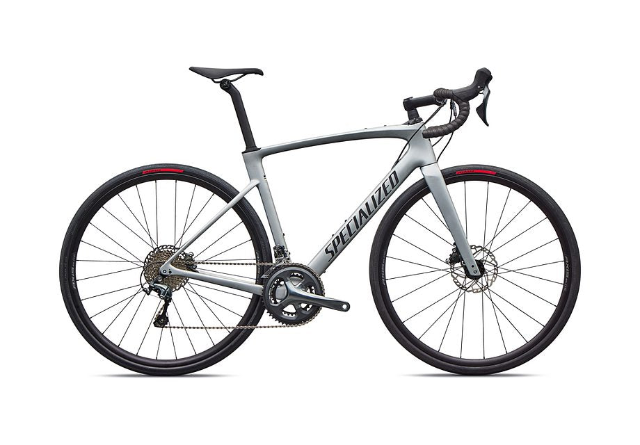 2026 Specialized Roubaix Base Bike Satin Shadow Silver/Black 52