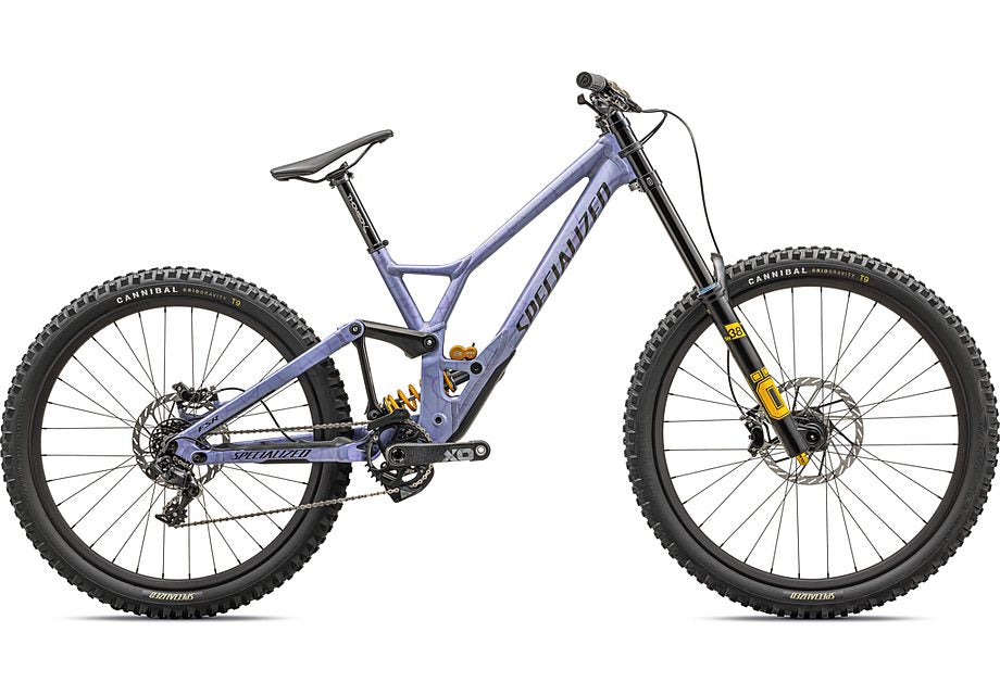 2024 Specialized demo race bike satin powder indigo / black chrome s3