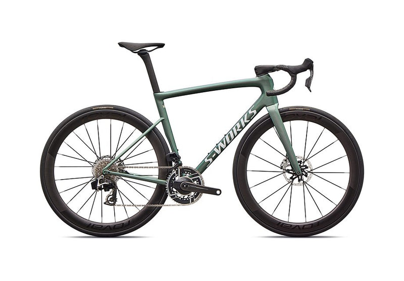 2026 Specialized Tarmac Sl8 S-Works Axs Bike Gloss Premium Fjord Metallic / White Metallic Silver 61