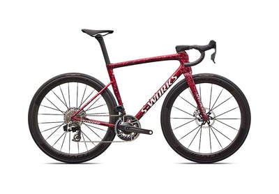 2026 Specialized Tarmac Sl8 S-Works Axs Bike Gloss Redsky Shdwsil Wht Impasto 52