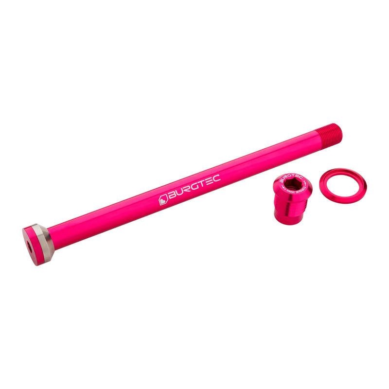 Burgtec Canyon 173mm Rear Axle - Toxic Barbie Pink