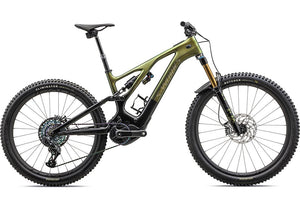 2023 Specialized levo S-Works carbon bike gloss gold pearl over carbon / carbon / gold pearl over carbon s3