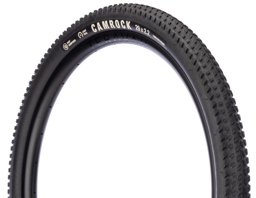 Teravail Camrock Tire - 29 x 2.2 Tubeless Folding BLK Light Trail Fast Compound