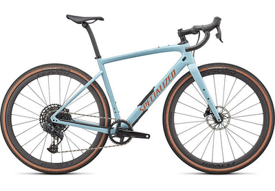 2024 Specialized diverge expert carbon bike gloss arctic blue/sand speckle/terra cotta 54
