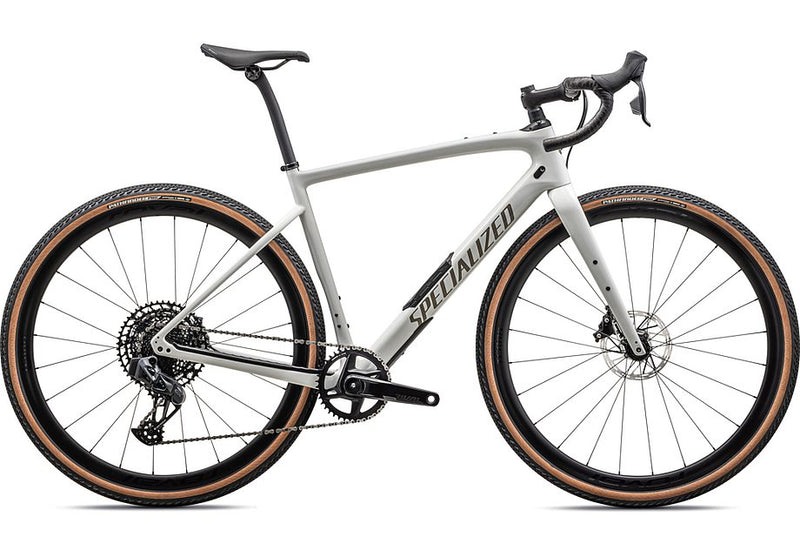 2024 Specialized Diverge Expert 700C Carbon Gravel Bike - 54Cm, Gloss Dune White/Taupe