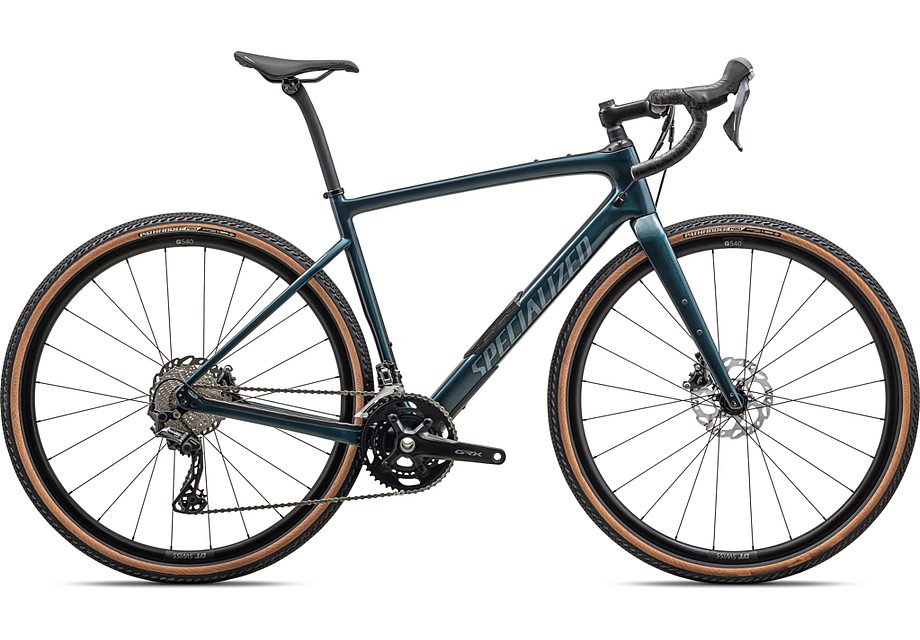 2023 Specialized diverge comp carbon bike gloss metallic deep lake granite/pearl 58
