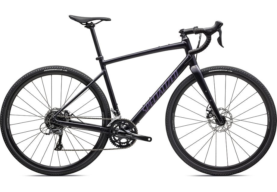 2024 Specialized diverge e5 bike satin midnight shadow / violet pearl 56