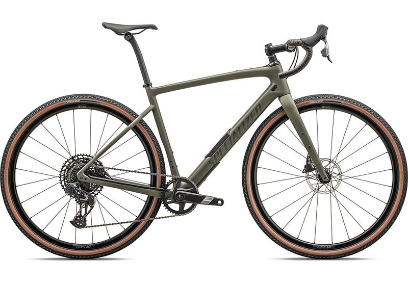 2025 Specialized Diverge Comp Carbon Bike Satin Oak Green / Smoke 61