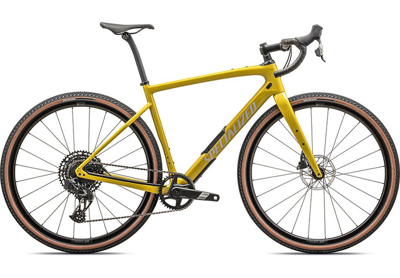 2024 Specialized diverge comp carbon bike gloss metallic sulfur / amber glow / purple haze / metallic obsidian 56