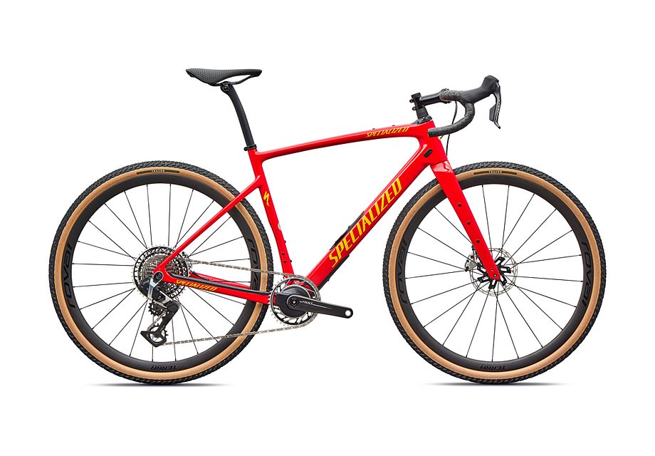 2026 Specialized Diverge Pro Ltd Bike - 56cm, Bike Gloss Flow Red Yellow Ltd