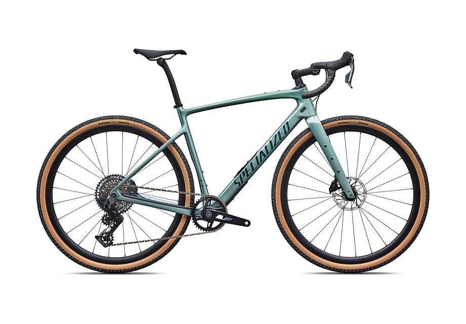 2026 Specialized Diverge Expert Axs Bike - 58cm, Bike Fjord Metallic/Emerald Metallic