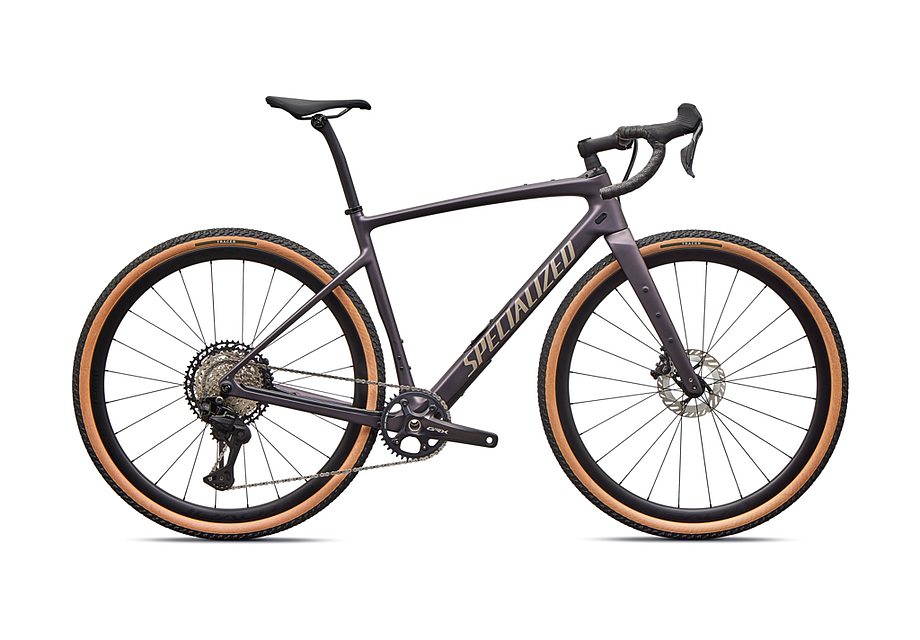 2026 Specialized Diverge Expert Di2 Bike - 52cm, Bike Nebula Metallic/Sandstone Metallic
