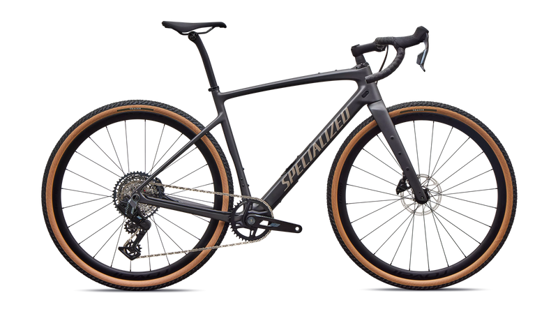 2026 Specialized Diverge Expert Axs Bike Smoke/Sandstone Metallic 49