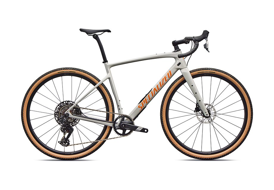 2026 Specialized Diverge Comp Bike - 52cm, Dolomite Metallic/Orange Zest