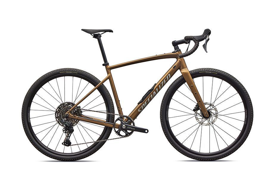 2026 Specialized Diverge E5 Sport Bike - 52cm, Bike Satin Burnt Gold Metallic / Shadow Silver