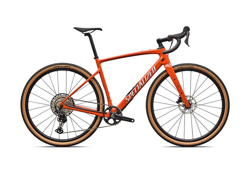 2026 Specialized Diverge Sport Bike - 58cm, Deep Orange/Dune White