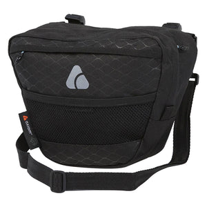Axiom Oceanweave Barpack 4 Handlebar Bag Velcro Straps 5.1x9x1.6” 231.9 c.i. Black