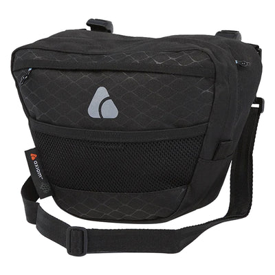 Axiom Oceanweave Barpack 4 Handlebar Bag Velcro Straps 5.1x9x1.6” 231.9 c.i. Black