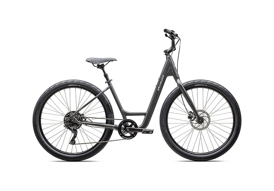 2025 Specialized roll 3.0 low entry bike satin smoke / satin morning mist reflective l