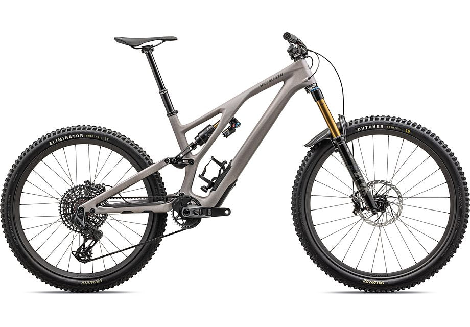 2025 Specialized Stumpjumper Evo Pro Bike Satin Dune White / Dove Grey / Cool Grey / Amber Glow / Smoke S6