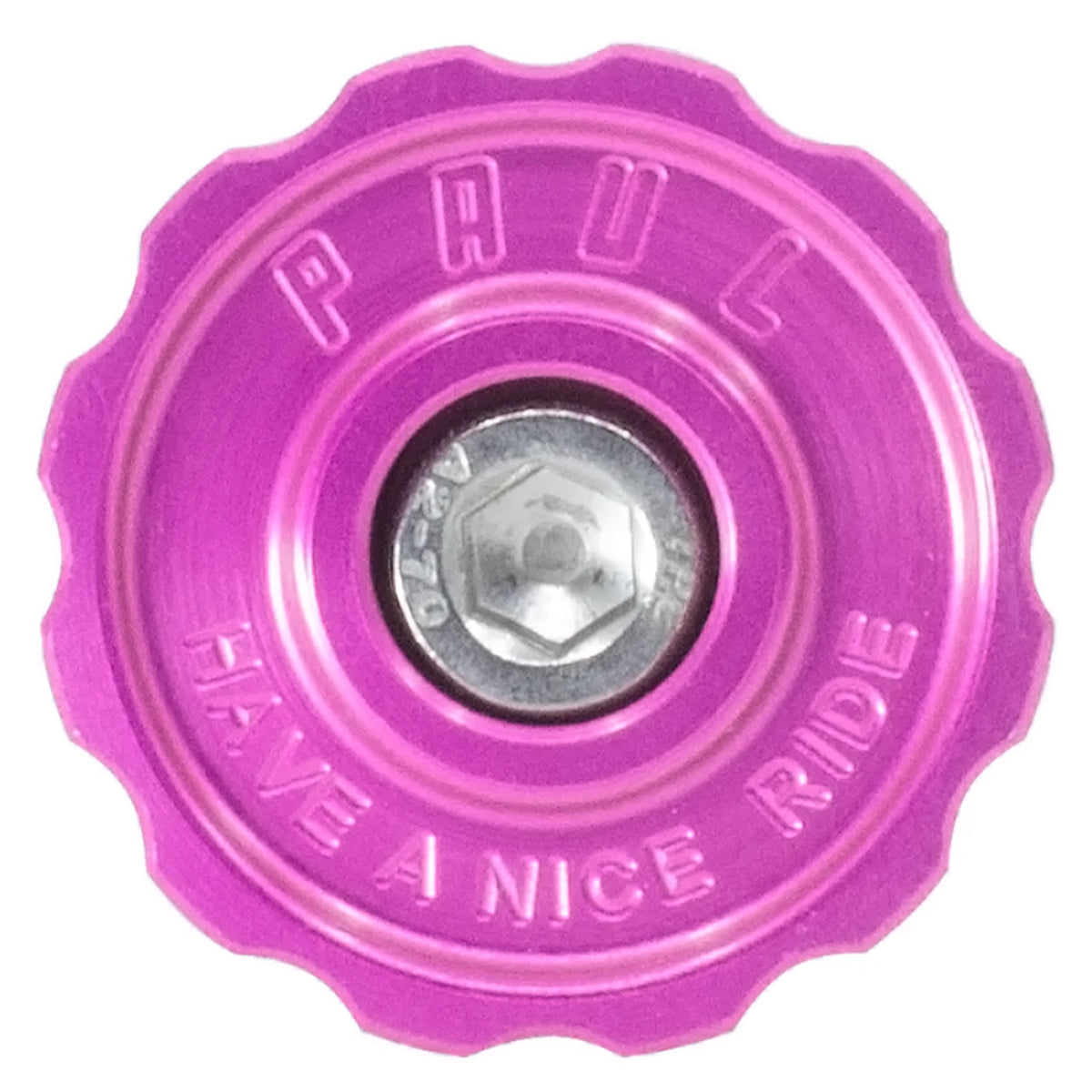 Paul Components The Rook 5mm Aluminum Top Cap Pink