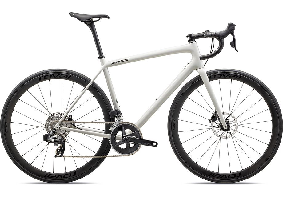 2023 Specialized Aethos Expert Bike Gloss Dune White/Metallic Obsidian 58