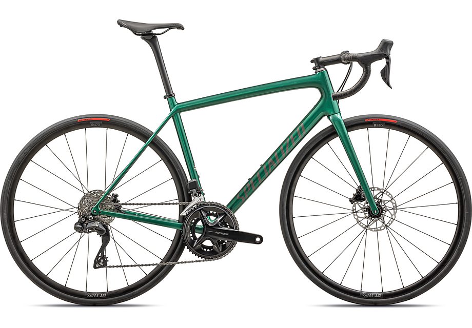 2024 Specialized Aethos Comp Bike Gloss Metallic Pine Green Smoke 54