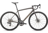 2025 Specialized Aethos S-Works Etap Bike Satin Doppio / Gunmetal Dry Brushed / Gold Pearl 61
