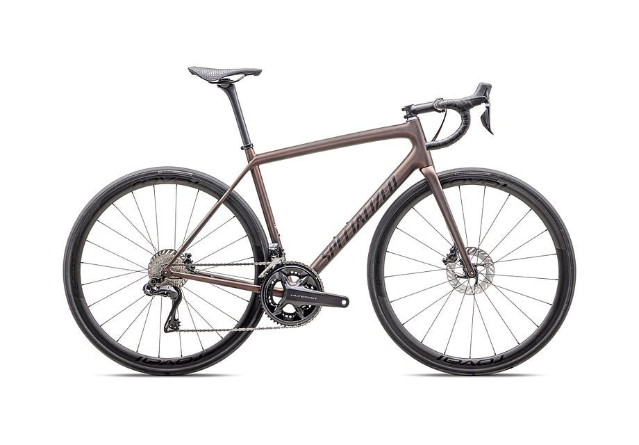 2025 Specialized aethos pro udi2 bike satin carbon / red pearl / black 56