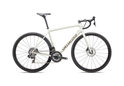 2025 Specialized Aethos Pro Etap Bike Gloss Birch / Gold Pearl Radial Fades / Burnt Gold Metallic 56