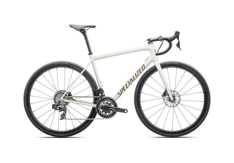 2025 Specialized Aethos Pro Etap Bike Gloss Birch / Gold Pearl Radial Fades / Burnt Gold Metallic 56