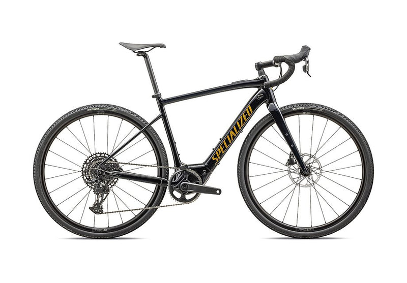 2025 Specialized creo sl e5 comp ul bike gloss metallic dark navy / harvest gold metallic 54