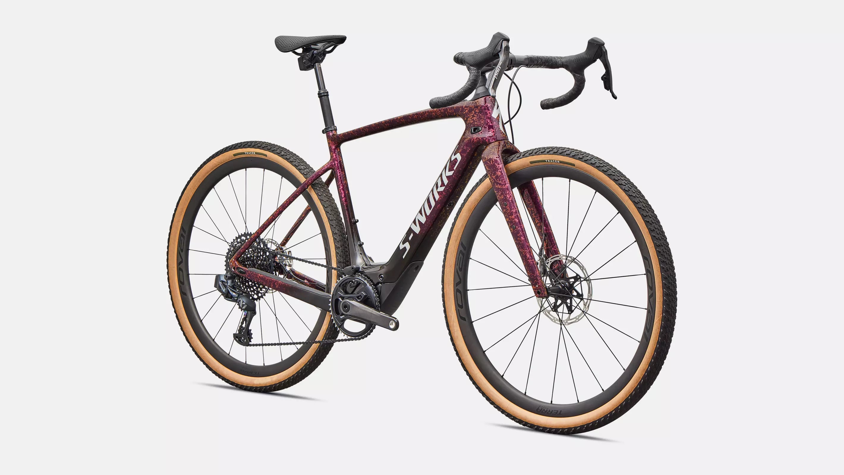 2025 Specialized Turbo Creo 2 Carbon E-Bike - Gloss Bordeaux Metallic/Fade/Pearl Dry Impasto/Silver Dust
