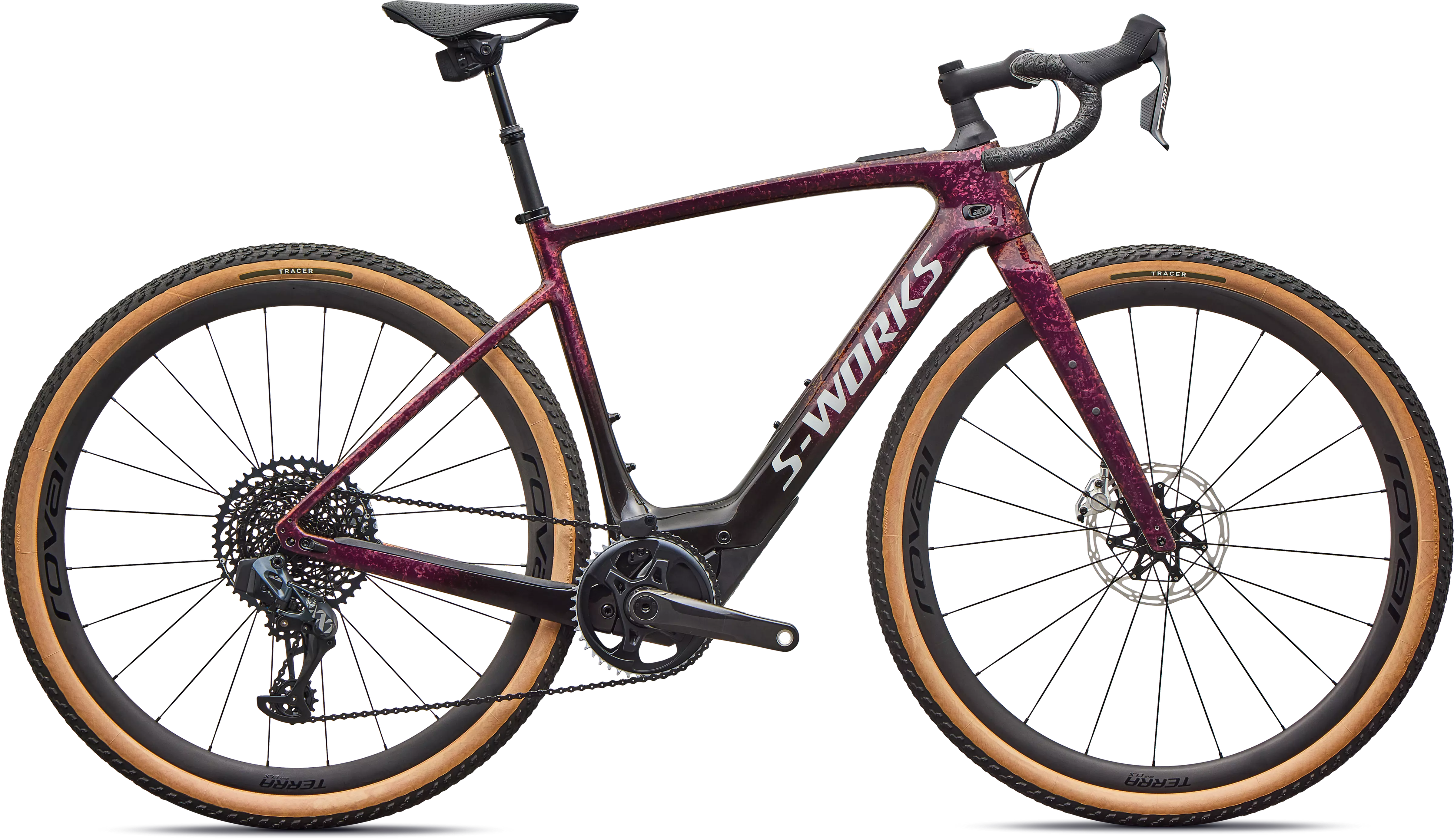 2025 Specialized Turbo Creo 2 Carbon E-Bike - Gloss Bordeaux Metallic/Fade/Pearl Dry Impasto/Silver Dust