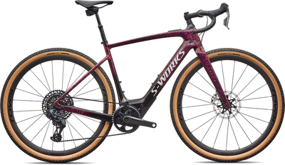 2025 Specialized Turbo Creo 2 Carbon E-Bike - Gloss Bordeaux Metallic/Fade/Pearl Dry Impasto/Silver Dust