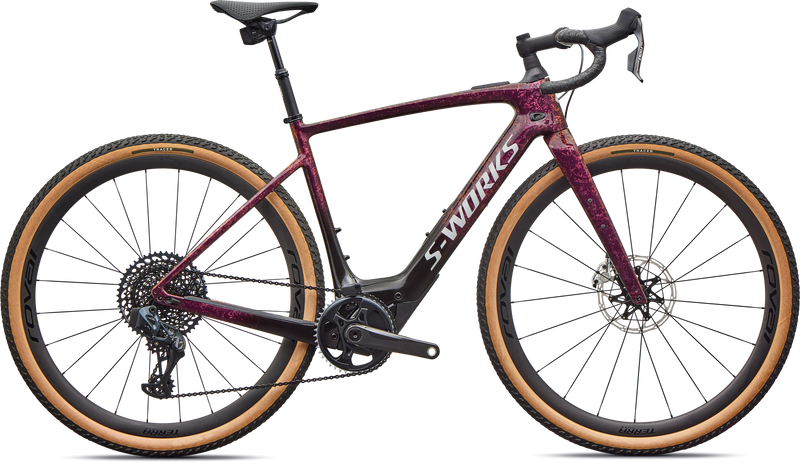 2025 Specialized Turbo Creo 2 Carbon E-Bike - Gloss Bordeaux Metallic/Fade/Pearl Dry Impasto/Silver Dust