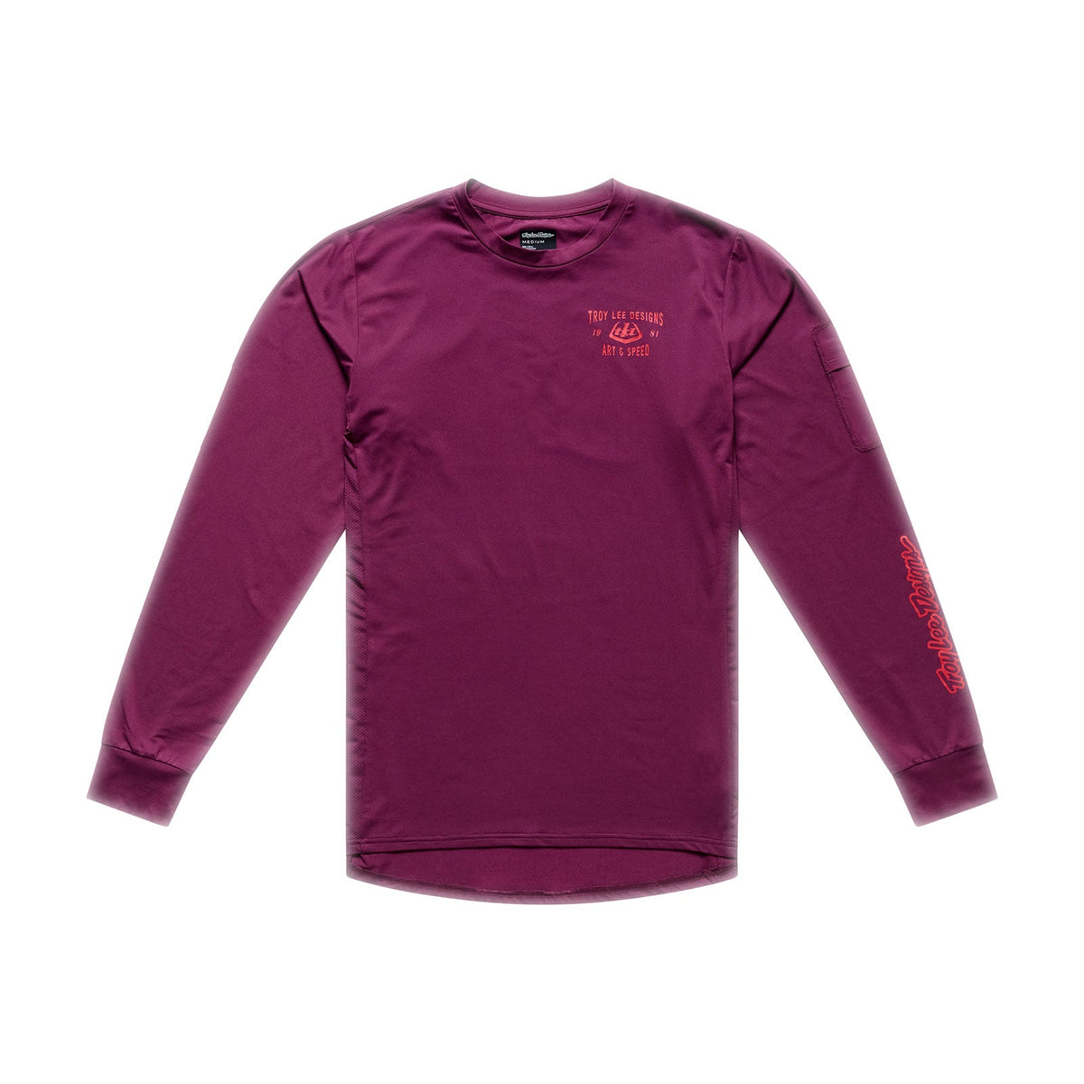 Ruckus Ride LS Tee Lockdown Sangria - SANGRIA / SM