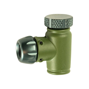 Silca Eolo IV CO2 Inflator Threaded Presta Schrader Green/Grey
