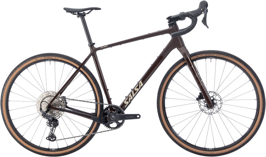 Salsa Flyway C GRX 610 12 Bike - 700c Carbon Dark Umber Small