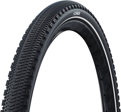 Schwalbe G-One Overland Tire - 700 x 45 Tubeless Folding BLK/Reflex Performance RaceGuard Addix Green E-25
