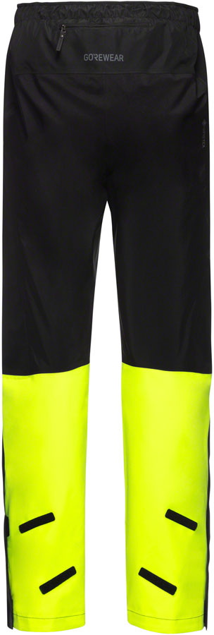 Gorewear Glidewheel Gore-Tex Pants - Black/Neon Yellow Mens Medium
