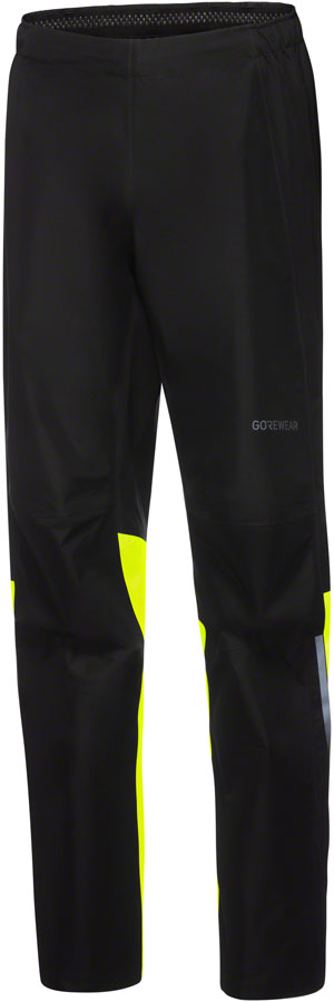 Gorewear Glidewheel Gore-Tex Pants - Black/Yellow Mens Small
