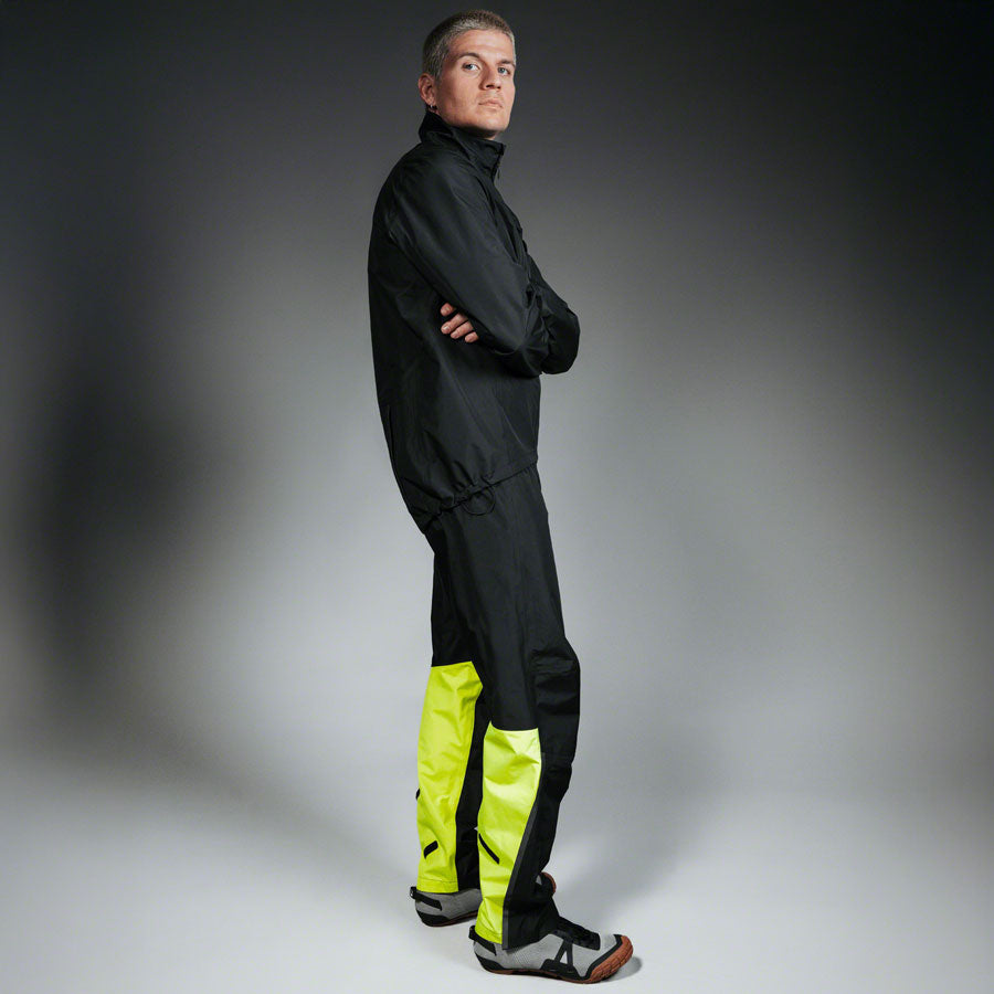 Gorewear Glidewheel Gore-Tex Pants - Black/Yellow Mens X-Large