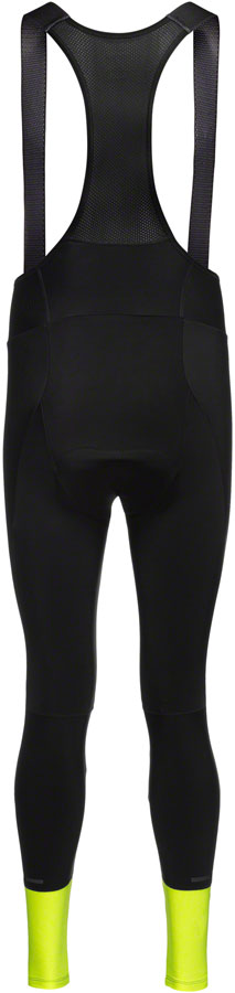 Gorewear Swiftride Thermo Bib Tights + - Black/Neon Yellow Mens Medium