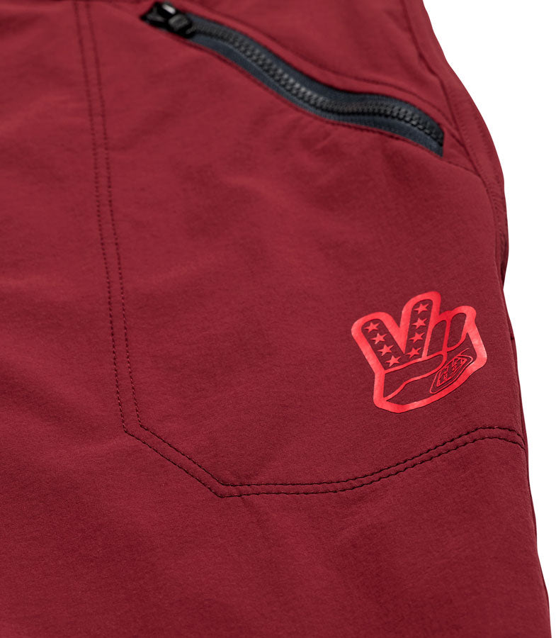 Troy Lee Designs Skyline Trail Shorts – Mono Oxblood 38