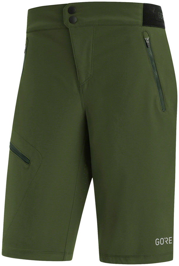 Gorewear C5 Shorts - Utility Green Womens Large