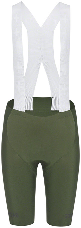 Gorewear Distance Bib Shorts + 2.0 - Green Womens Large/12-14